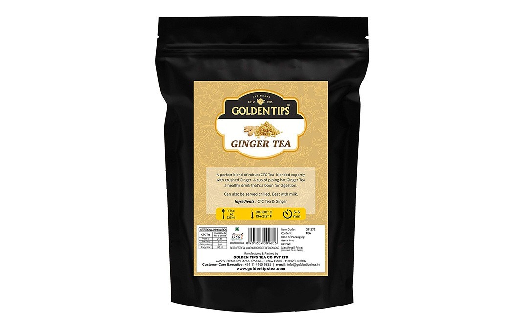 Golden Tips Ginger Tea    Pack  200 grams